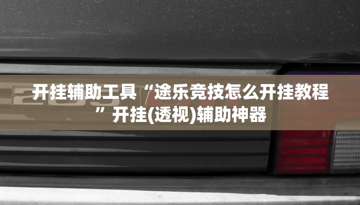 教程辅助“南通长牌万能开挂器”其实确实有挂