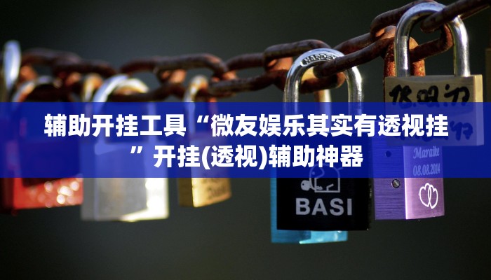 辅助开挂工具“微友娱乐其实有透视挂”开挂(透视)辅助神器