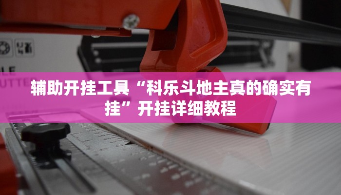 辅助开挂工具“科乐斗地主真的确实有挂”开挂详细教程