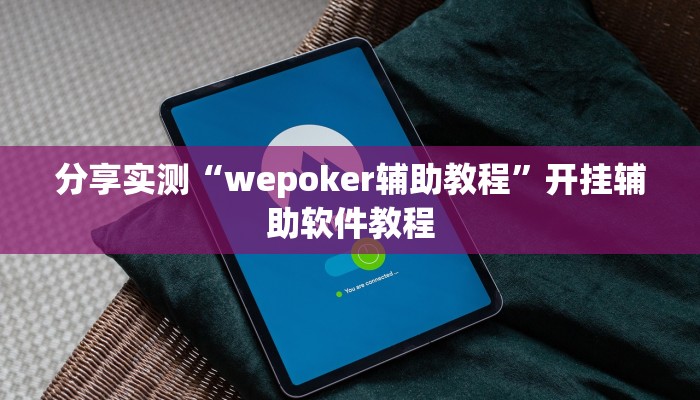 分享实测“wepoker辅助教程”开挂辅助软件教程