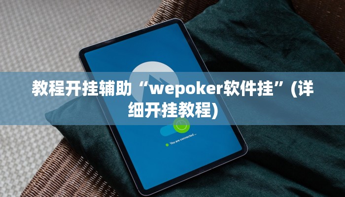 教程开挂辅助“wepoker软件挂”(详细开挂教程)