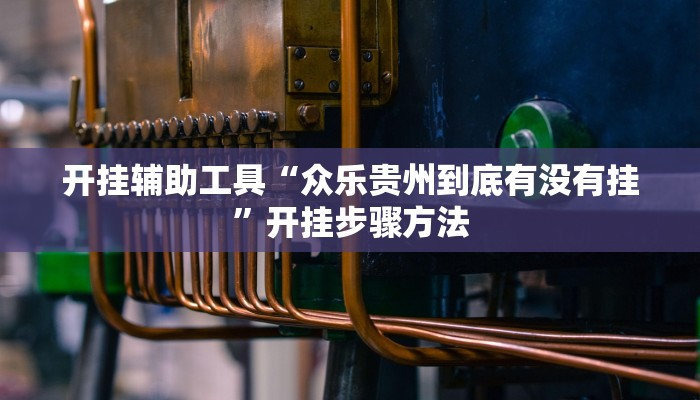 开挂辅助工具“众乐贵州到底有没有挂”开挂步骤方法