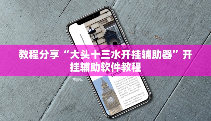 教程分享“大头十三水开挂辅助器”开挂辅助软件教程