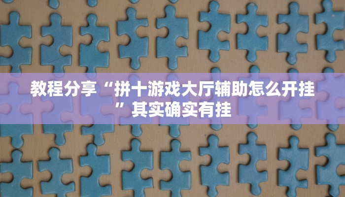 教程辅助“斗牛黑科技透视神器”其实确实有挂