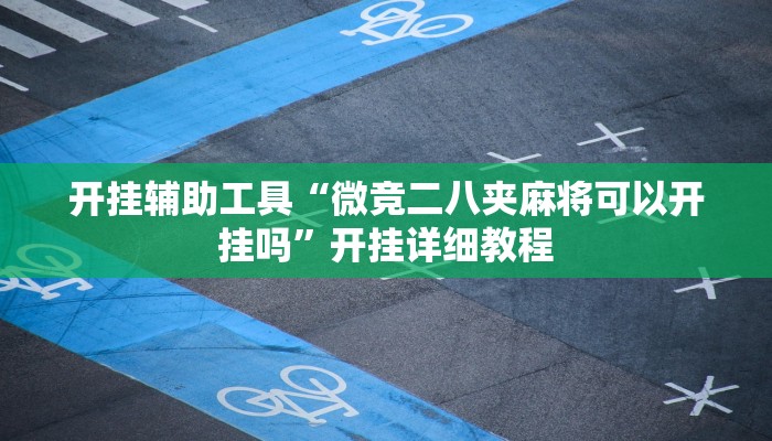 开挂辅助工具“微竞二八夹麻将可以开挂吗”开挂详细教程