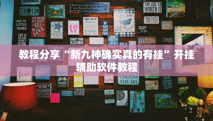 教程分享“新九神确实真的有挂”开挂辅助软件教程