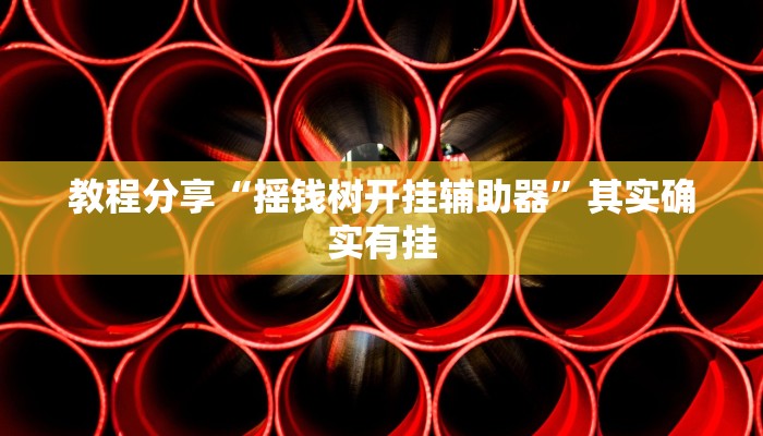 教程分享“摇钱树开挂辅助器”其实确实有挂