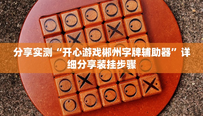 分享实测“开心游戏郴州字牌辅助器”详细分享装挂步骤