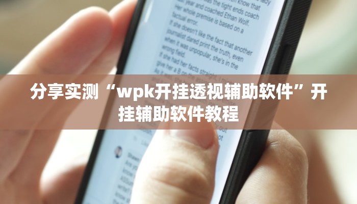 分享实测“wpk开挂透视辅助软件”开挂辅助软件教程