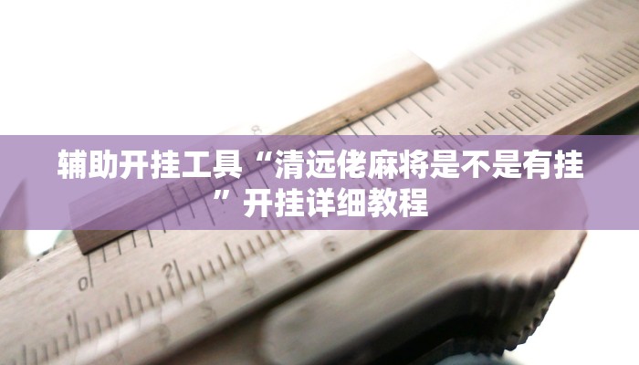 辅助开挂工具“清远佬麻将是不是有挂”开挂详细教程 辅助开挂工具“清远佬麻将是不是有挂”开挂详细教程
