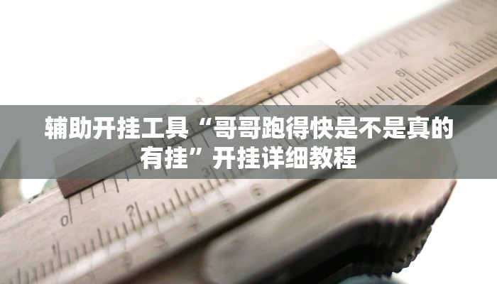 辅助开挂工具“哥哥跑得快是不是真的有挂”开挂详细教程