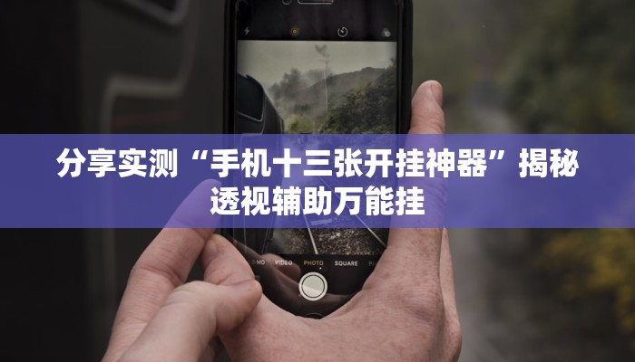 分享实测“手机十三张开挂神器”揭秘透视辅助万能挂