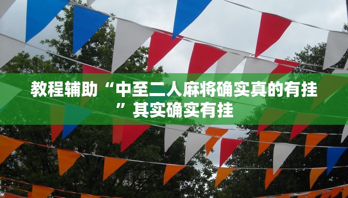 教程辅助“中至二人麻将确实真的有挂”其实确实有挂
