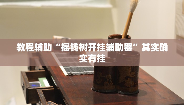 教程辅助“摇钱树开挂辅助器”其实确实有挂