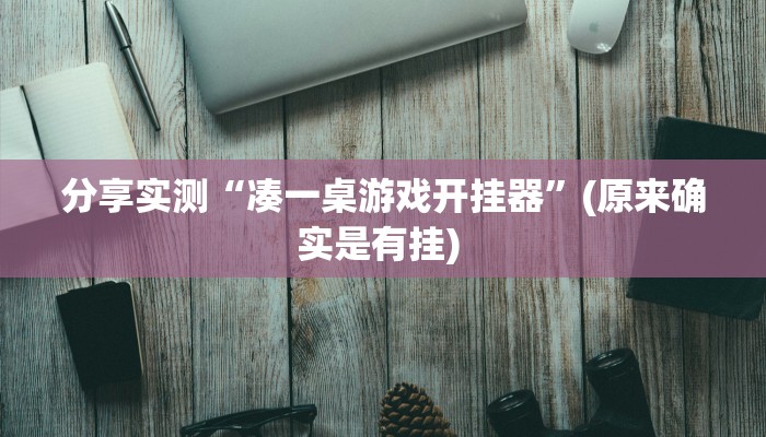 分享实测“凑一桌游戏开挂器”(原来确实是有挂) 