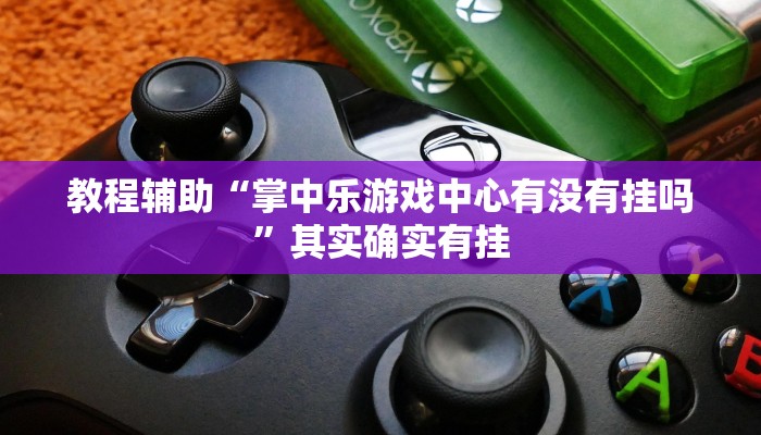 教程辅助“掌中乐游戏中心有没有挂吗”其实确实有挂