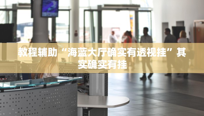 教程辅助“海蓝大厅确实有透视挂”其实确实有挂