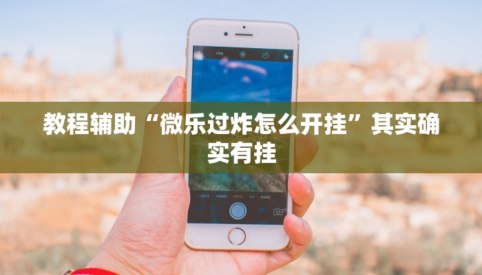 教程辅助“微乐过炸怎么开挂”其实确实有挂 教程辅助“微乐过炸怎么开挂”其实确实有挂