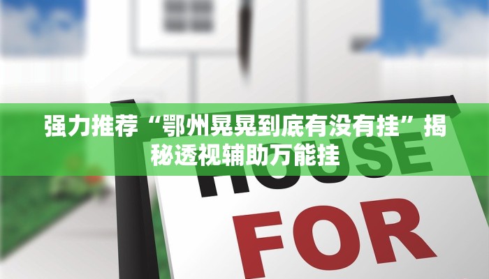 强力推荐“鄂州晃晃到底有没有挂”揭秘透视辅助万能挂 强力推荐“鄂州晃晃到底有没有挂”揭秘透视辅助万能挂