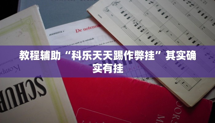 教程辅助“科乐天天踢作弊挂”其实确实有挂