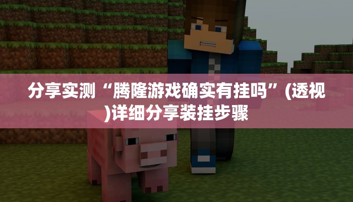 分享实测“腾隆游戏确实有挂吗”(透视)详细分享装挂步骤