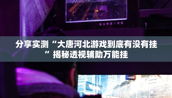 分享实测“大唐河北游戏到底有没有挂”揭秘透视辅助万能挂 分享实测“大唐河北游戏到底有没有挂”揭秘透视辅助万能挂