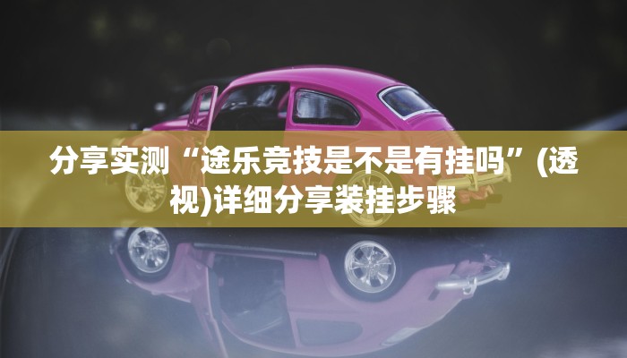 分享实测“途乐竞技是不是有挂吗”(透视)详细分享装挂步骤