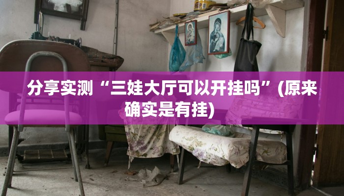 分享实测“三娃大厅可以开挂吗”(原来确实是有挂) 