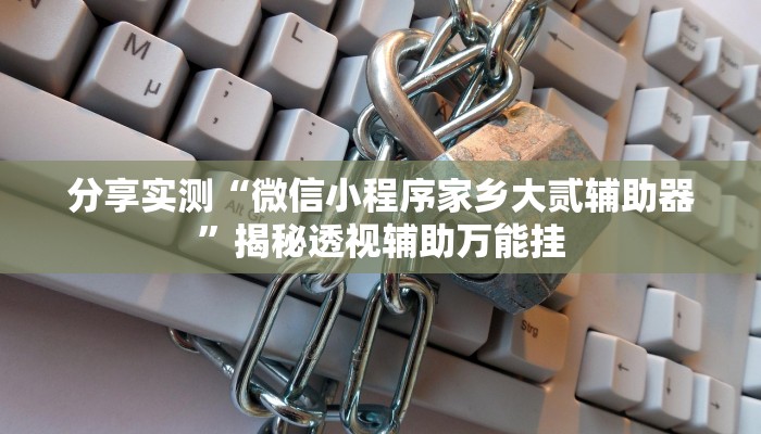 分享实测“微信小程序家乡大贰辅助器”揭秘透视辅助万能挂