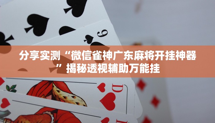 教程分享“wepoker作弊器开挂透视”开挂辅助软件教程