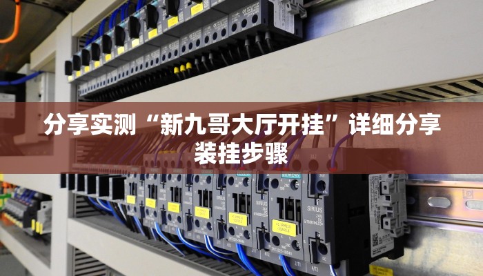 分享实测“新九哥大厅开挂”详细分享装挂步骤