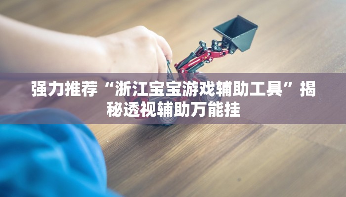 强力推荐“浙江宝宝游戏辅助工具”揭秘透视辅助万能挂