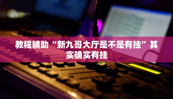 教程辅助“新九哥大厅是不是有挂”其实确实有挂 教程辅助“新九哥大厅是不是有挂”其实确实有挂