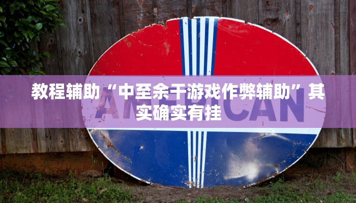 教程辅助“中至余干游戏作弊辅助”其实确实有挂