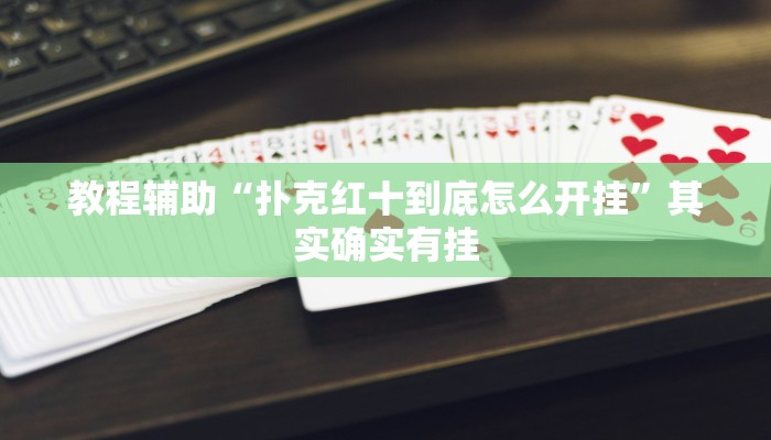 教程辅助“扑克红十到底怎么开挂”其实确实有挂