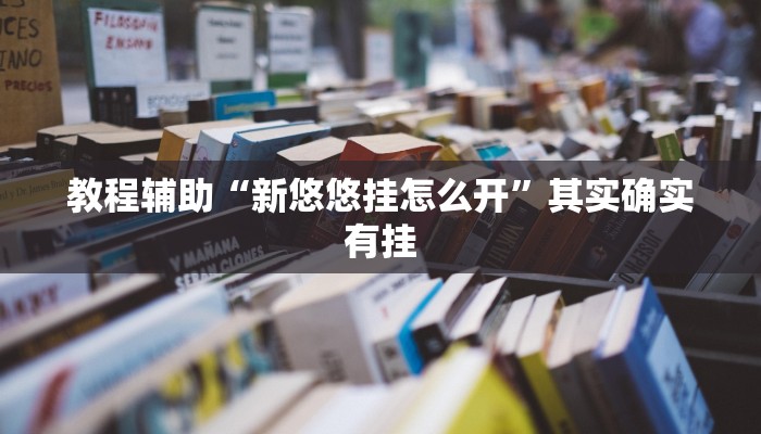 教程辅助“新悠悠挂怎么开”其实确实有挂