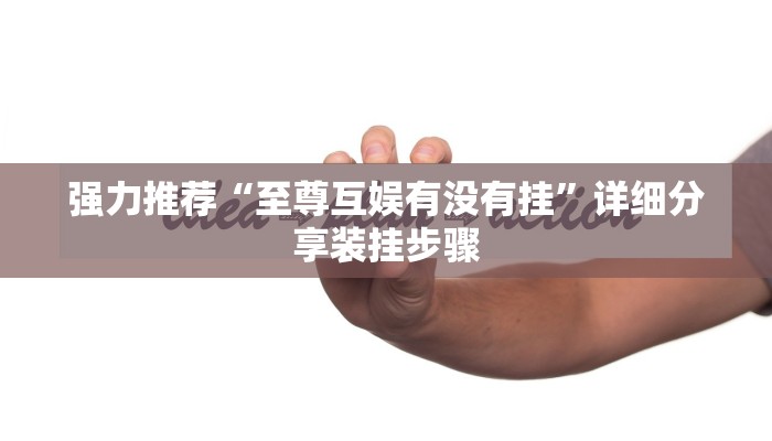 强力推荐“至尊互娱有没有挂”详细分享装挂步骤 强力推荐“至尊互娱有没有挂”详细分享装挂步骤