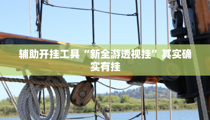 辅助开挂工具“新全游透视挂”其实确实有挂 辅助开挂工具“新全游透视挂”其实确实有挂