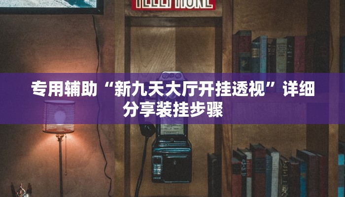 专用辅助“新九天大厅开挂透视”详细分享装挂步骤