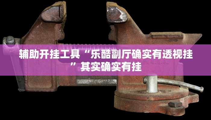 辅助开挂工具“乐酷副厅确实有透视挂”其实确实有挂 辅助开挂工具“乐酷副厅确实有透视挂”其实确实有挂