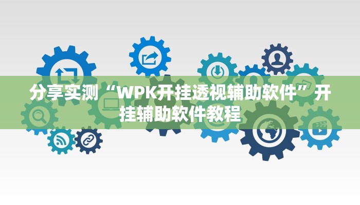 分享实测“WPK开挂透视辅助软件”开挂辅助软件教程