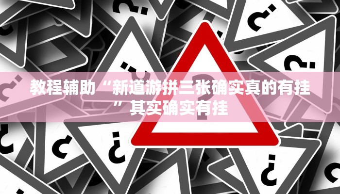 教程辅助“新道游拼三张确实真的有挂”其实确实有挂