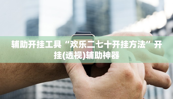 辅助开挂工具“欢乐二七十开挂方法”开挂(透视)辅助神器