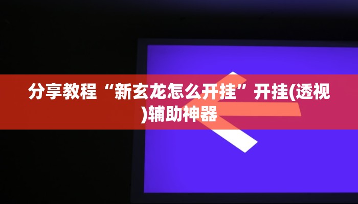 分享教程“新玄龙怎么开挂”开挂(透视)辅助神器 分享教程“新玄龙怎么开挂”开挂(透视)辅助神器