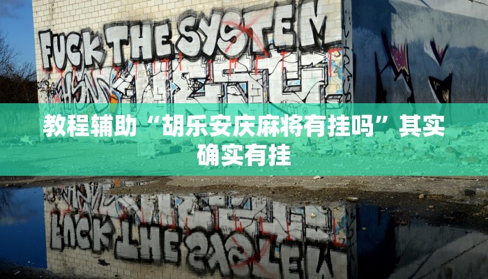 教程辅助“胡乐安庆麻将有挂吗”其实确实有挂
