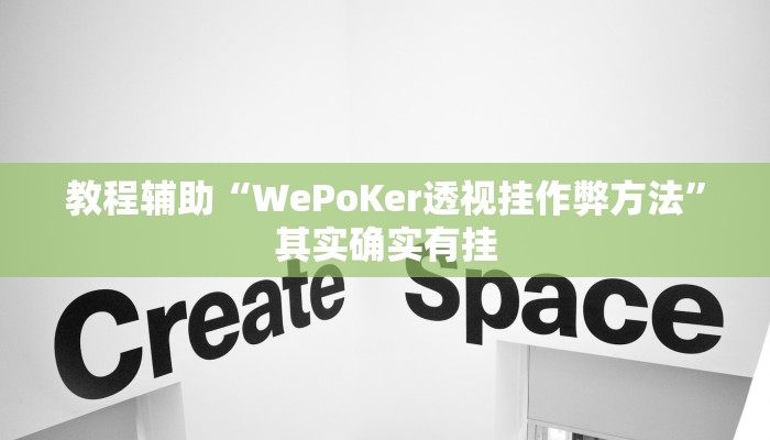教程辅助“WePoKer透视挂作弊方法”其实确实有挂
