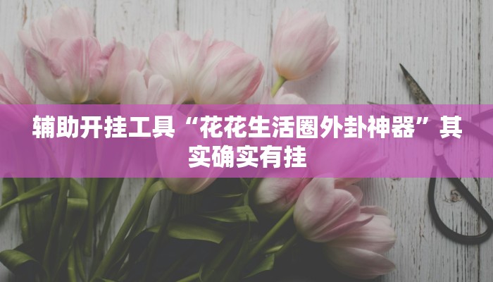 辅助开挂工具“花花生活圈外卦神器”其实确实有挂