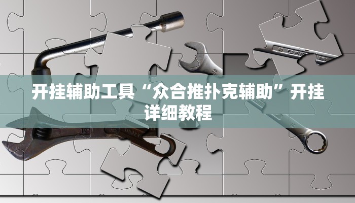 开挂辅助工具“众合推扑克辅助”开挂详细教程