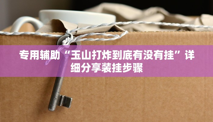 专用辅助“玉山打炸到底有没有挂”详细分享装挂步骤