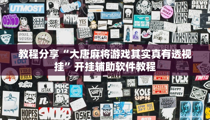 教程分享“大唐麻将游戏其实真有透视挂”开挂辅助软件教程